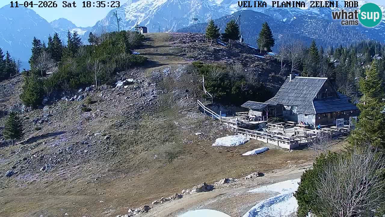 Zeleni Rob – Webcam live | Velika Planina