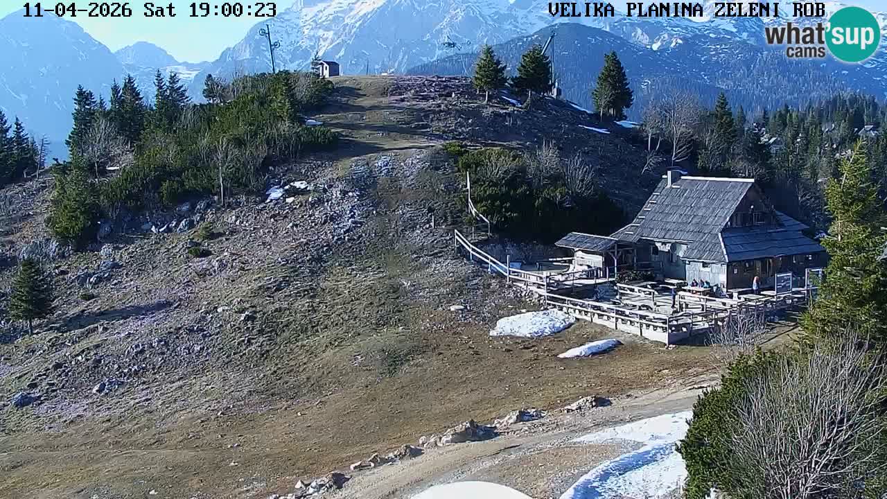 Zeleni Rob | Webcam live Velika Planina
