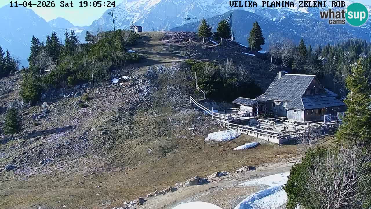 Zeleni Rob | Webcam live Velika Planina