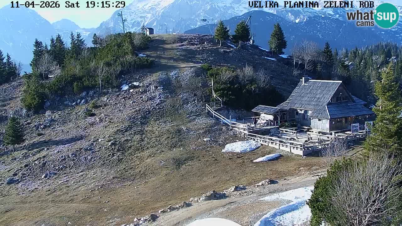 Zeleni Rob – Webcam live | Velika Planina