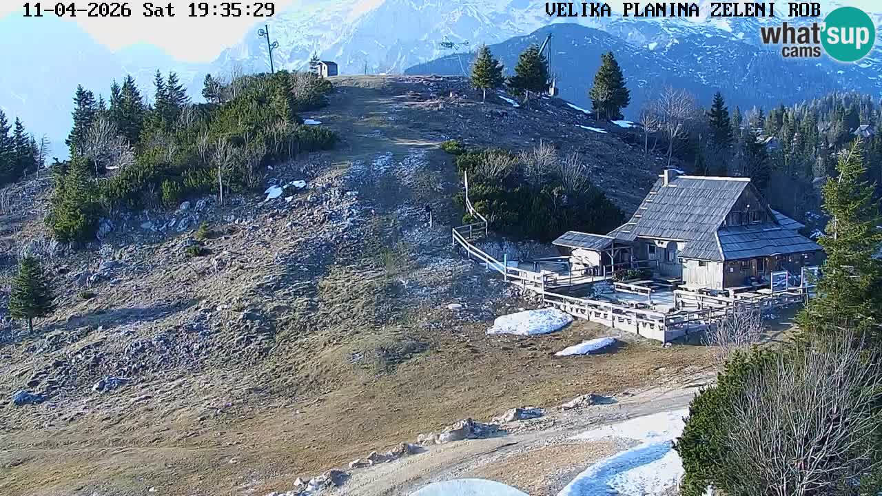 Zeleni Rob – Webcam live | Velika Planina