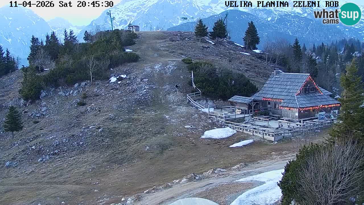 Zeleni Rob – Webcam live | Velika Planina