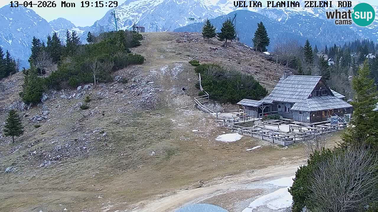 Zeleni Rob – Webcam live | Velika Planina