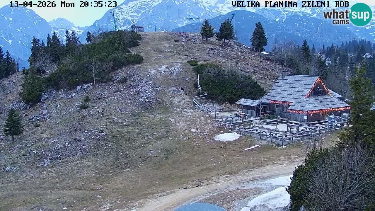Zeleni Rob – Webcam live | Velika Planina