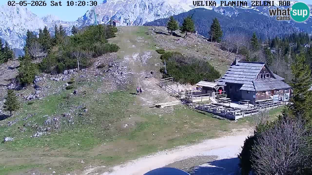 Zeleni Rob | Webcam live Velika Planina