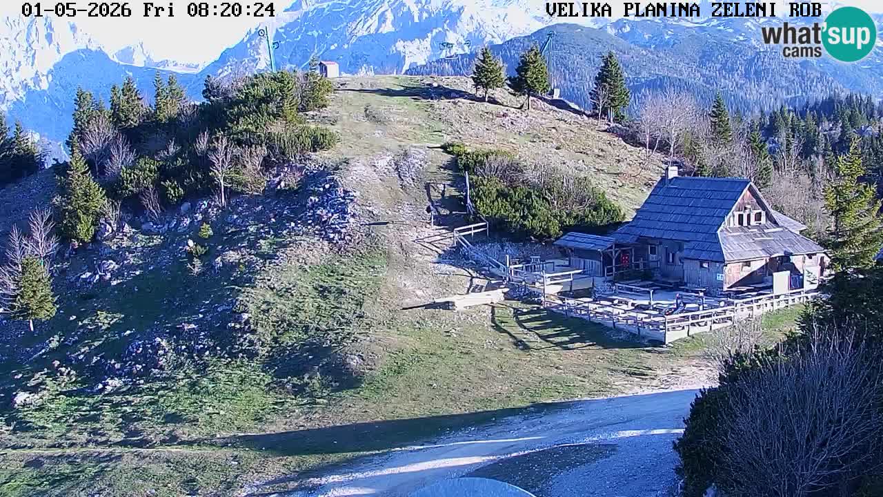 Zeleni Rob | Webcam live Velika Planina