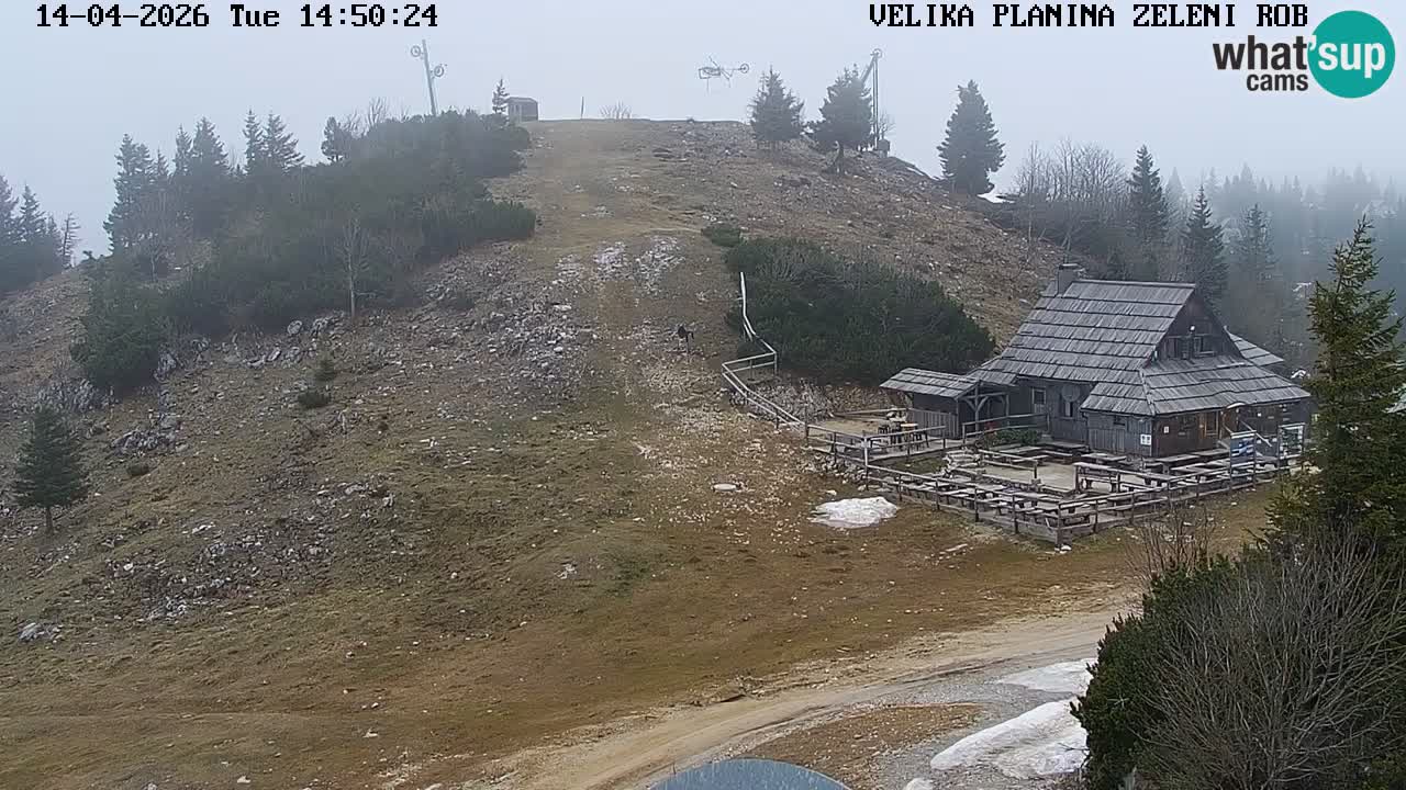 Zeleni Rob | Web kamera Velika Planina