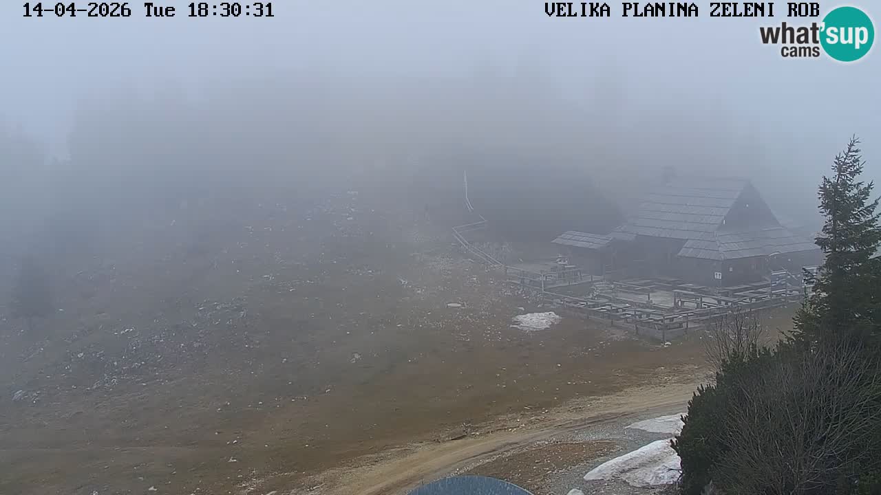 Zeleni Rob | Web kamera Velika Planina