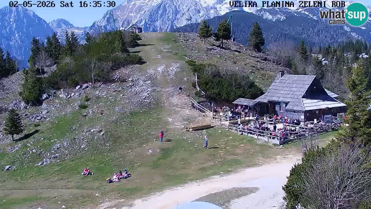 Zeleni Rob | Webcam live Velika Planina