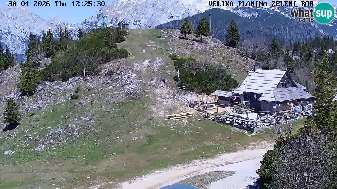 Zeleni Rob – Webcam live | Velika Planina