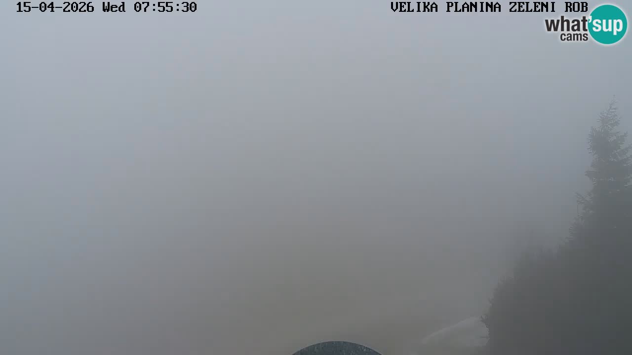 Zeleni Rob – Webcam live | Velika Planina