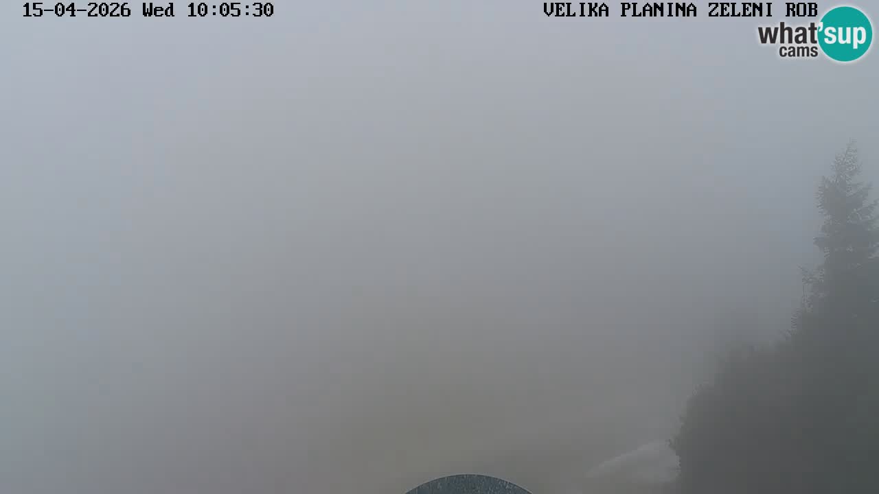 Zeleni Rob | Webcam en vivo Velika Planina