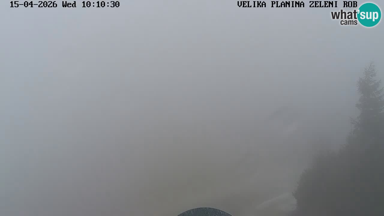 Zeleni Rob | Webcam en vivo Velika Planina