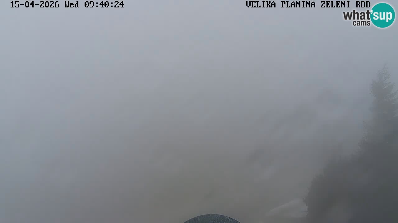 Zeleni Rob – Webcam live | Velika Planina