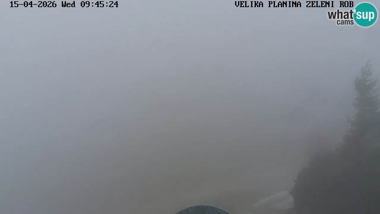 Zeleni Rob | Webcam live Velika Planina