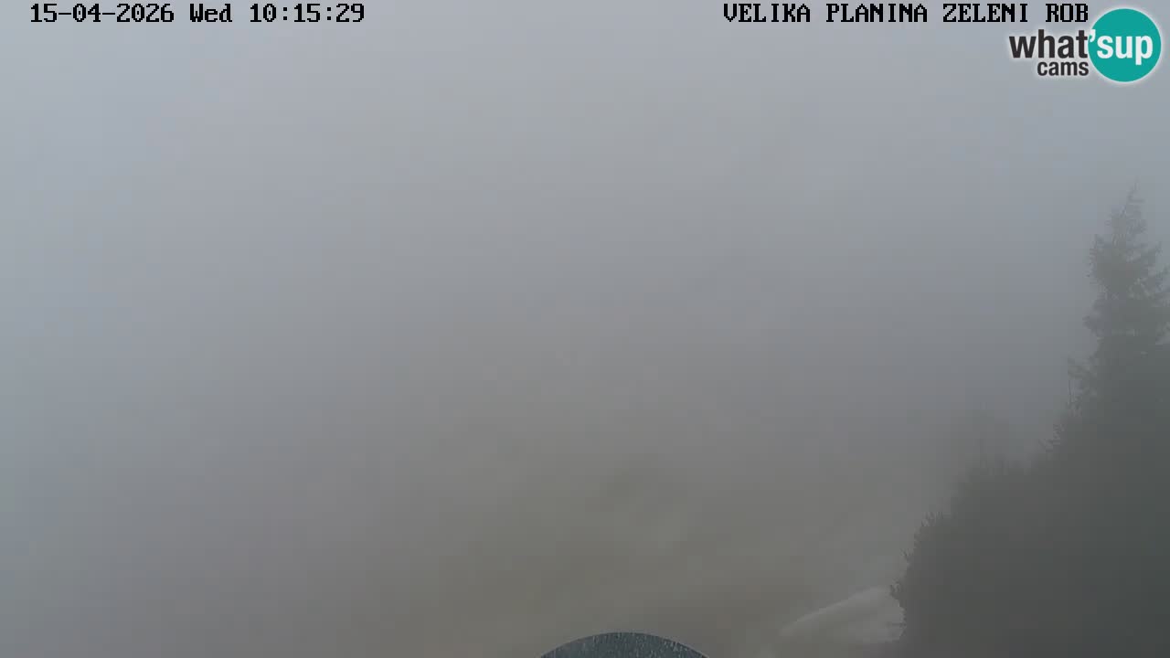 Zeleni Rob | Web kamera Velika Planina