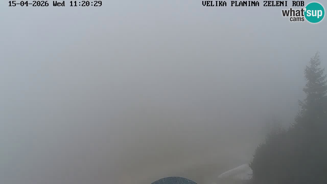 Zeleni Rob | Web kamera Velika Planina