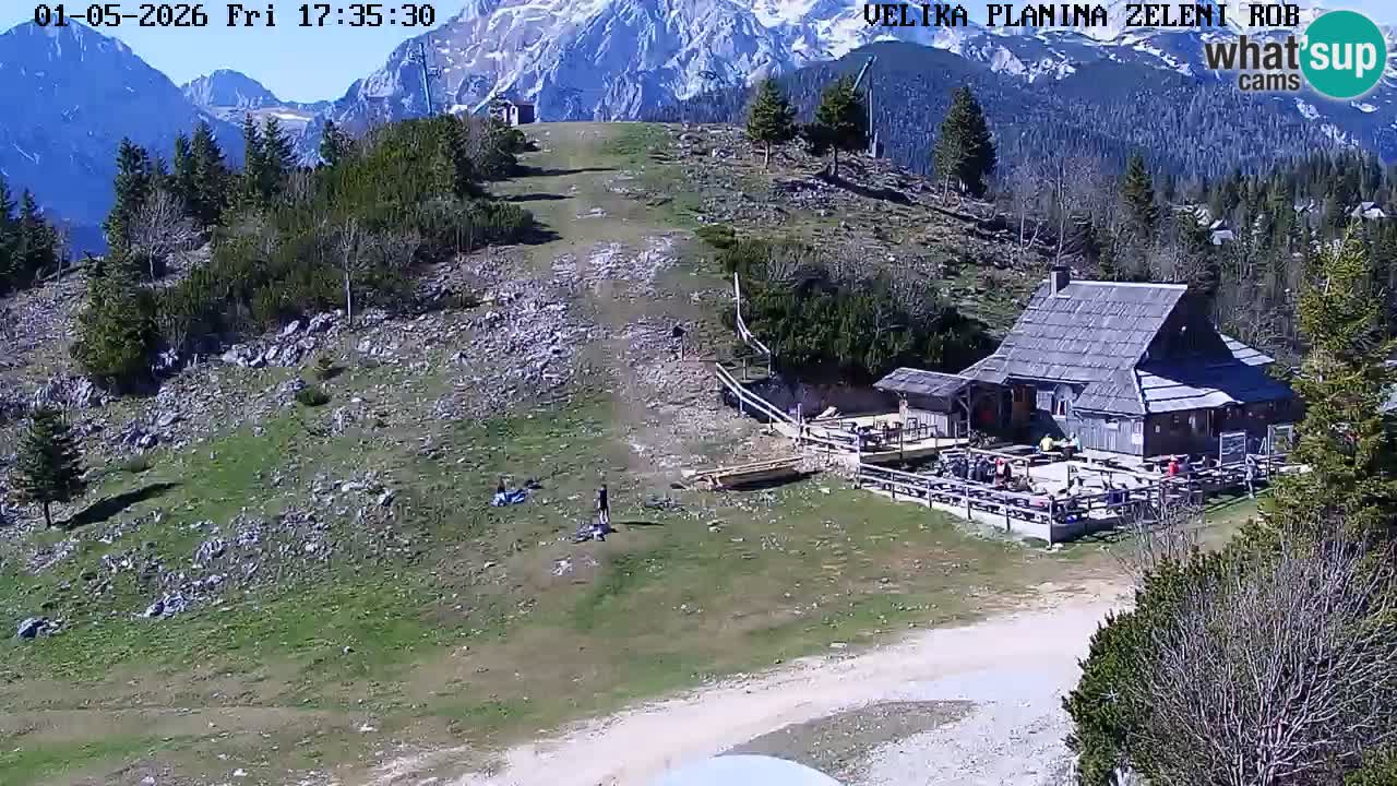 Zeleni Rob | Web kamera Velika Planina