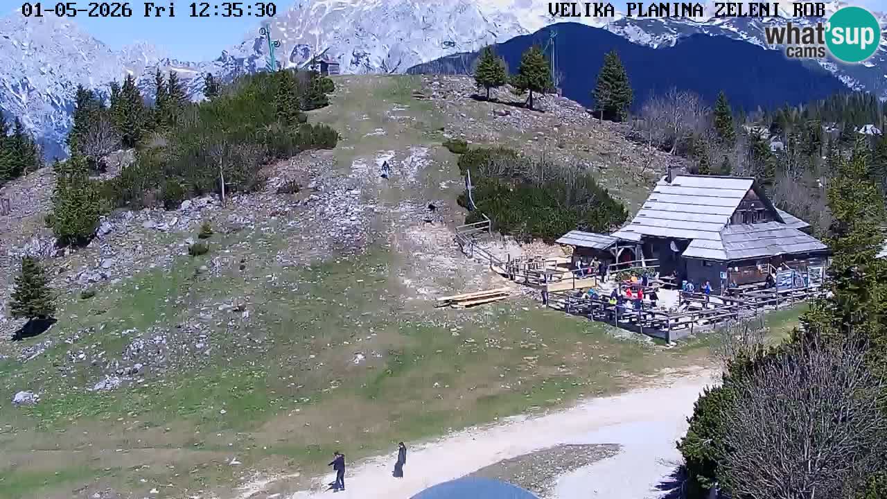 Zeleni Rob – Webcam live | Velika Planina