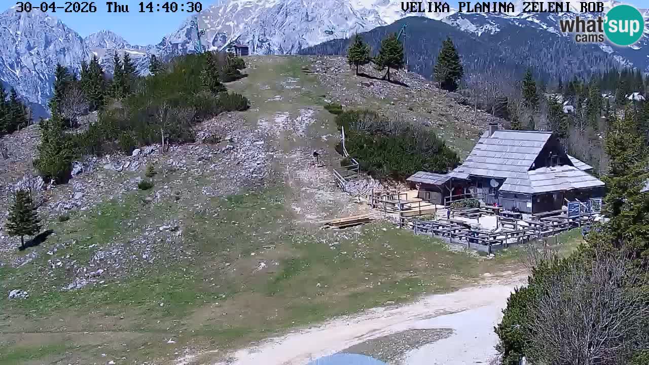 Zeleni Rob | Webcam live Velika Planina