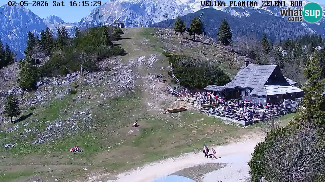 Zeleni Rob | Webcam live Velika Planina