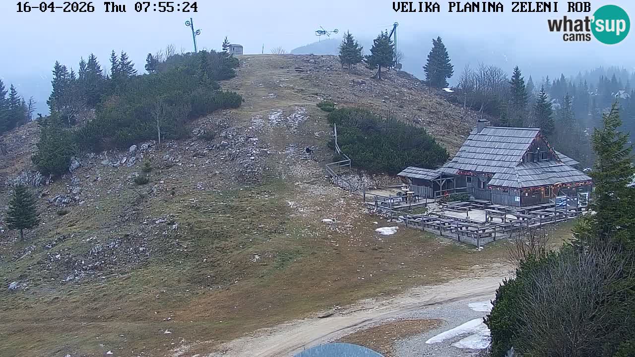 Zeleni Rob – Webcam live | Velika Planina
