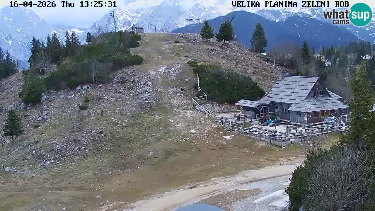 Zeleni Rob – Webcam live | Velika Planina