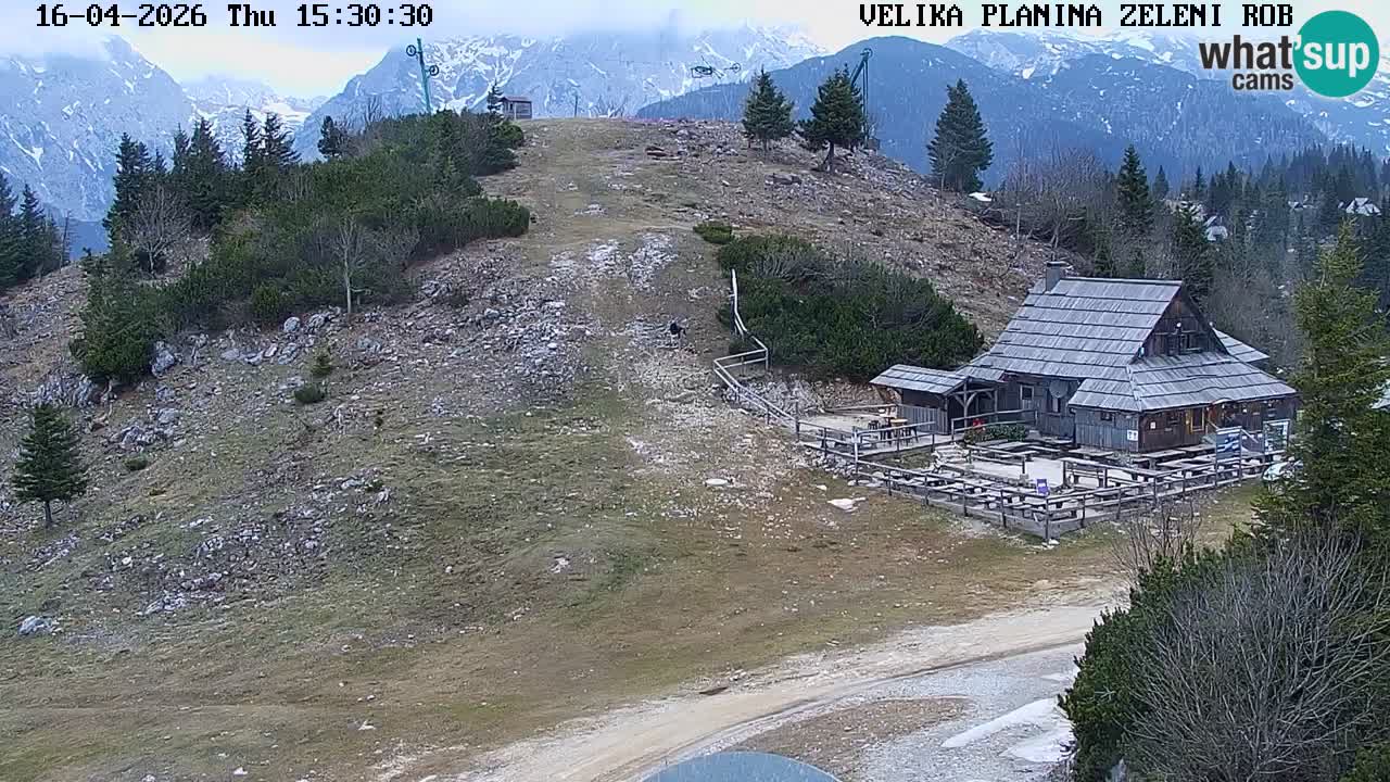 Zeleni Rob – Webcam live | Velika Planina