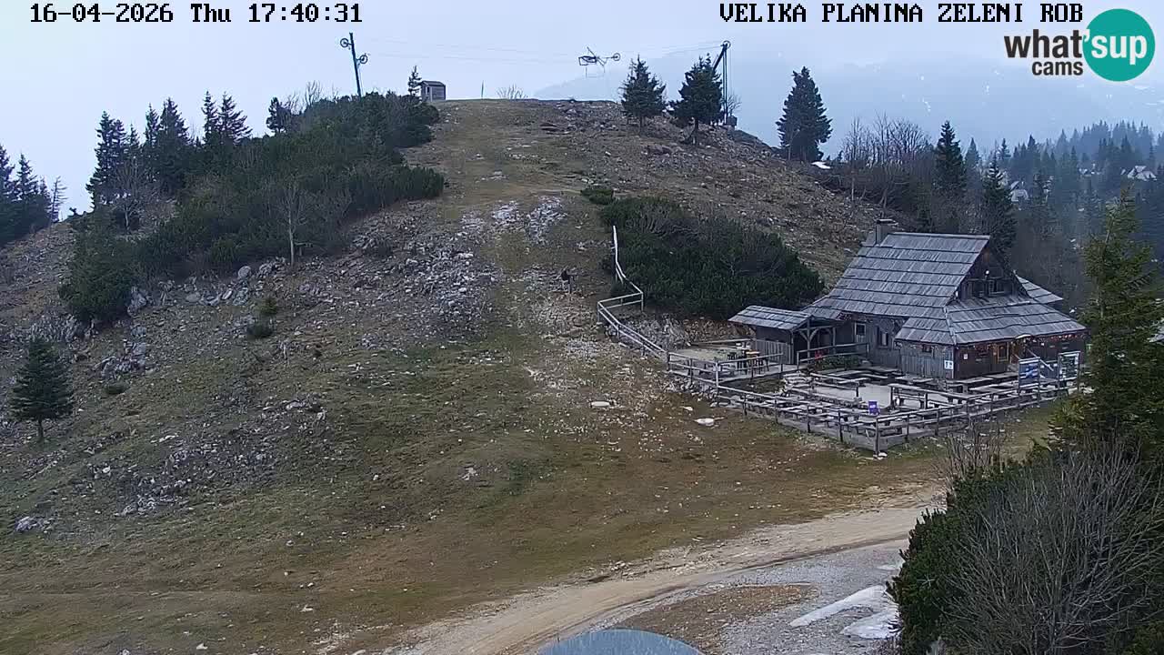 Zeleni Rob – Webcam live | Velika Planina