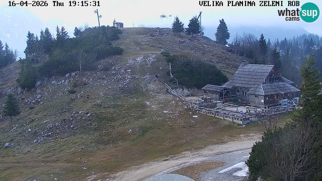 Zeleni Rob – Webcam live | Velika Planina