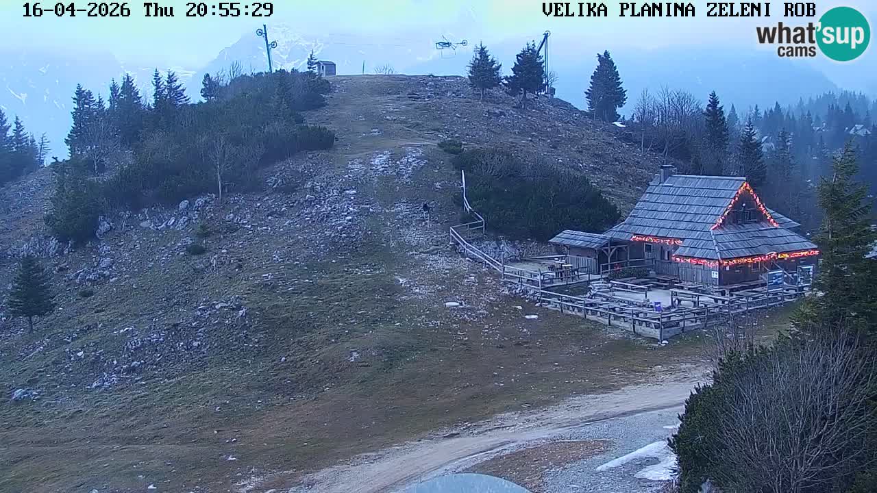 Zeleni Rob – Webcam live | Velika Planina