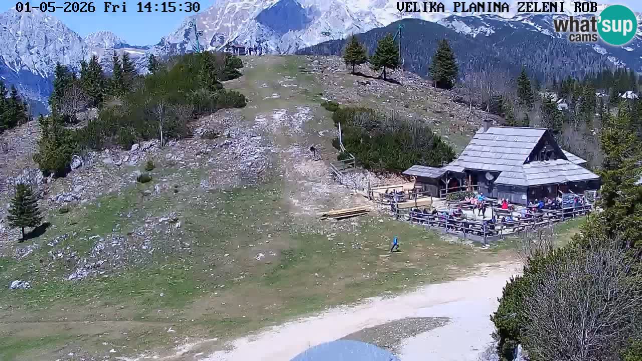 Zeleni Rob – Webcam live | Velika Planina