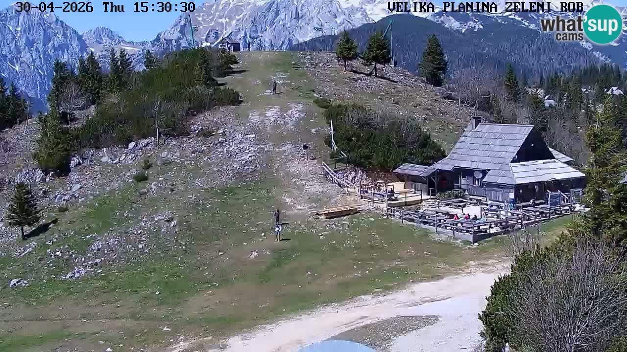 Zeleni Rob – Webcam live | Velika Planina