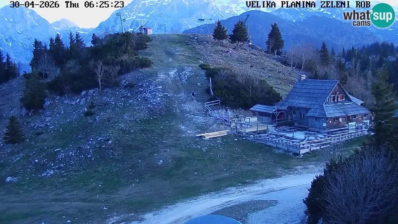 Zeleni Rob – Webcam live | Velika Planina