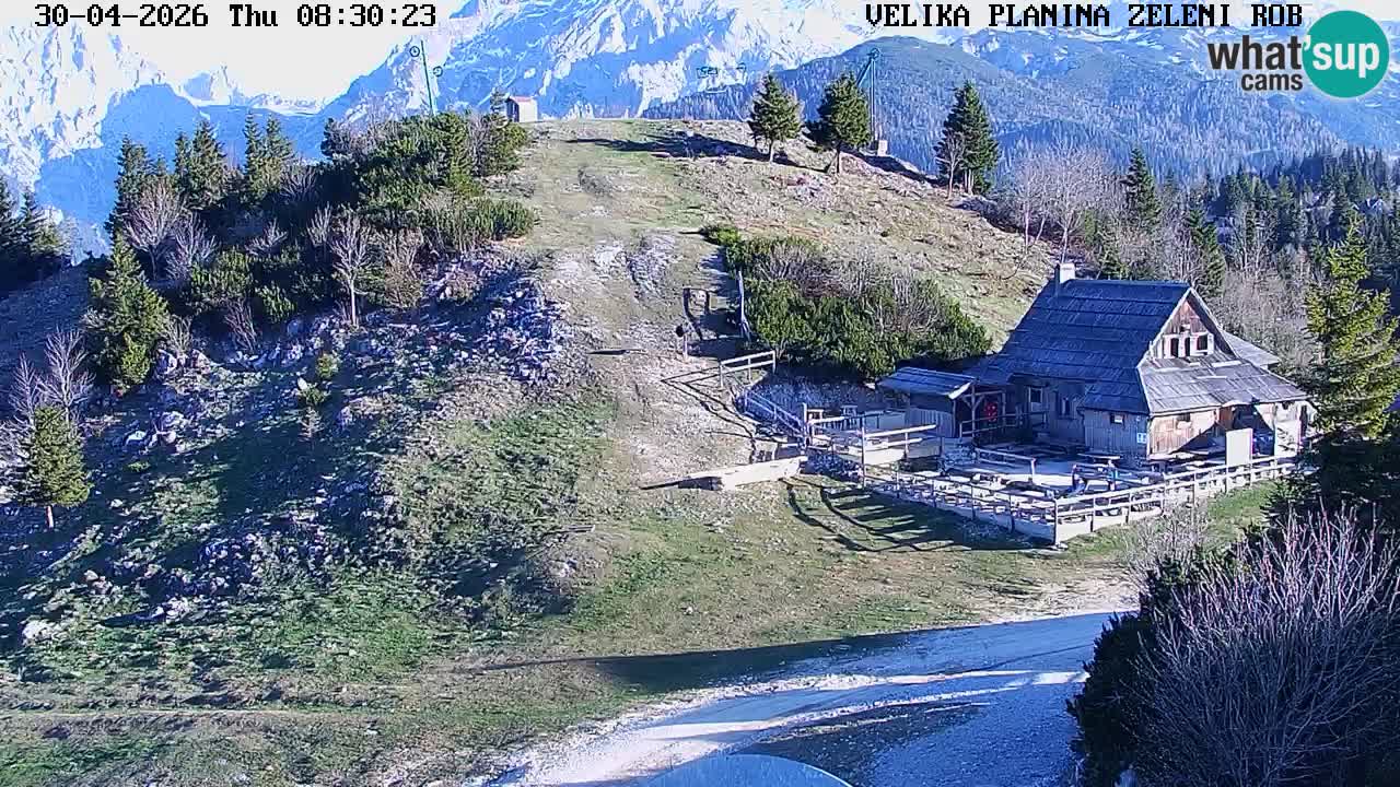 Zeleni Rob – Webcam live | Velika Planina