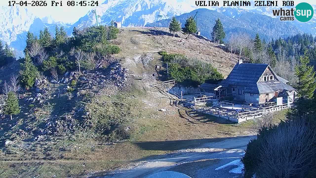 Zeleni Rob – Webcam live | Velika Planina