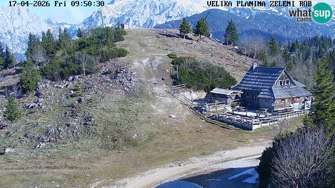 Zeleni Rob – Webcam live | Velika Planina