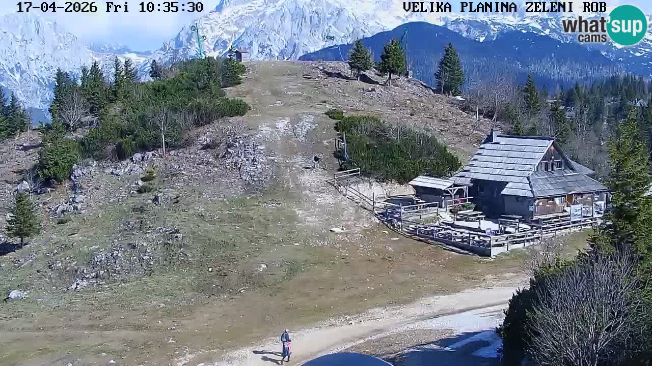 Zeleni Rob | Web kamera Velika Planina