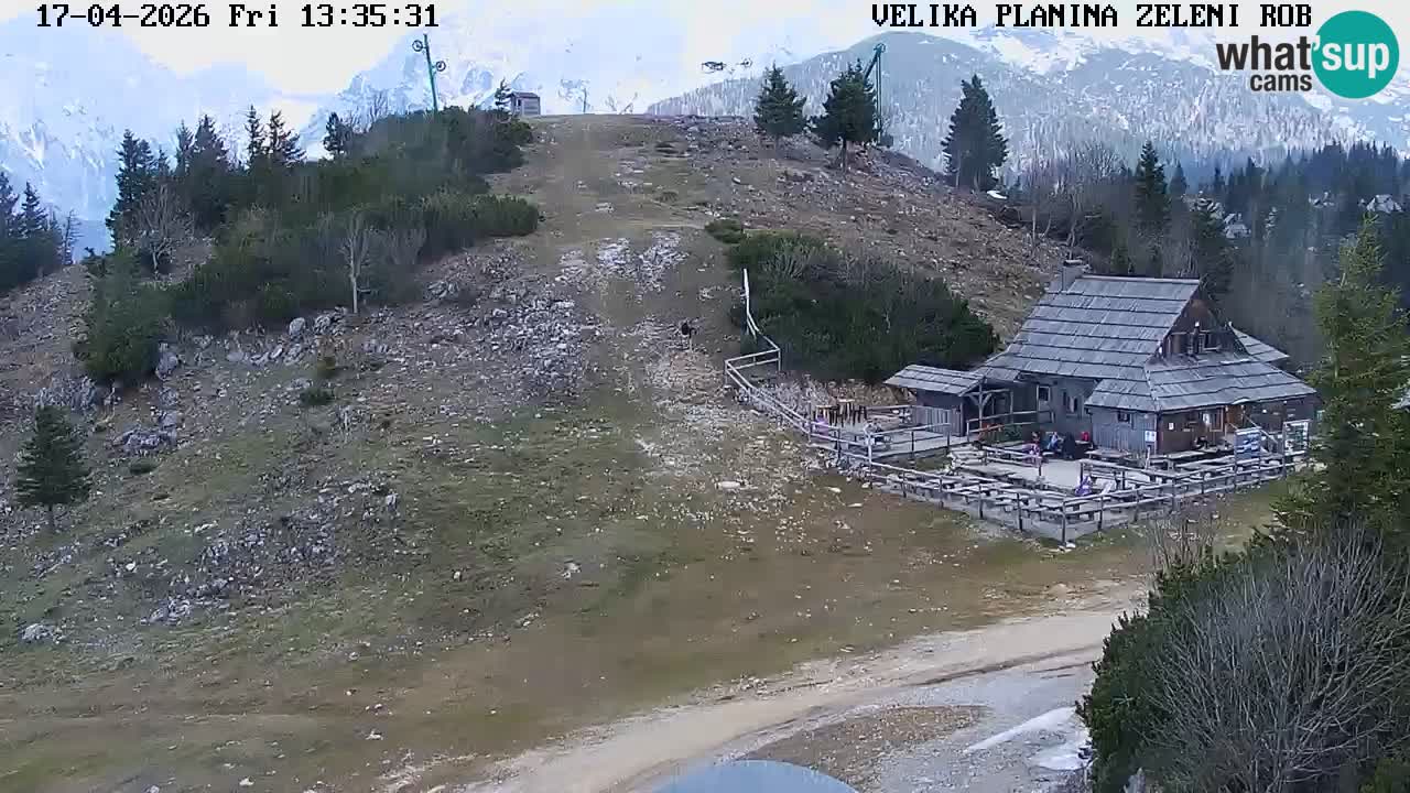 Zeleni Rob – Webcam live | Velika Planina