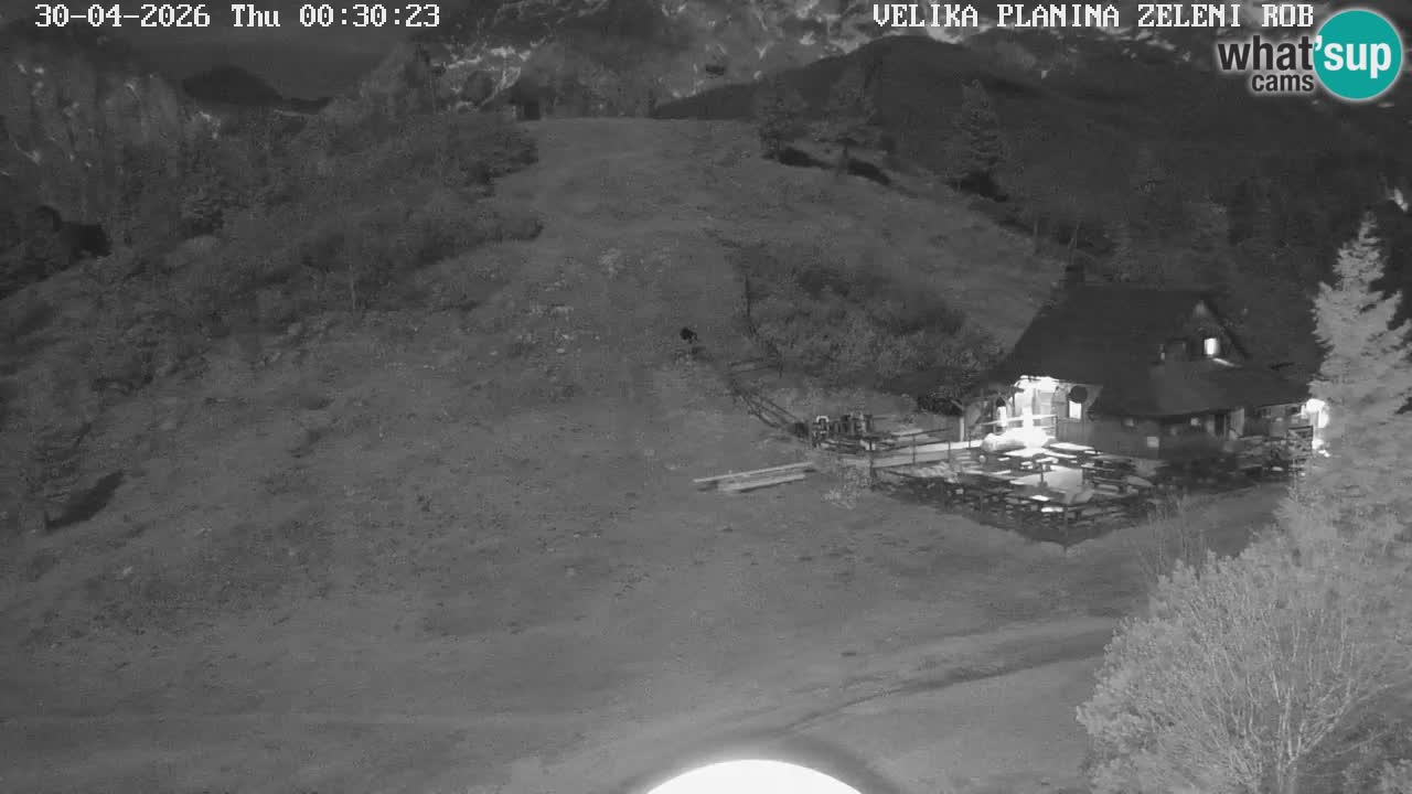Zeleni Rob | Web kamera Velika Planina