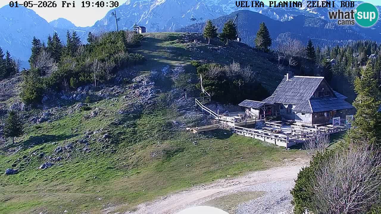 Zeleni Rob – Webcam live | Velika Planina