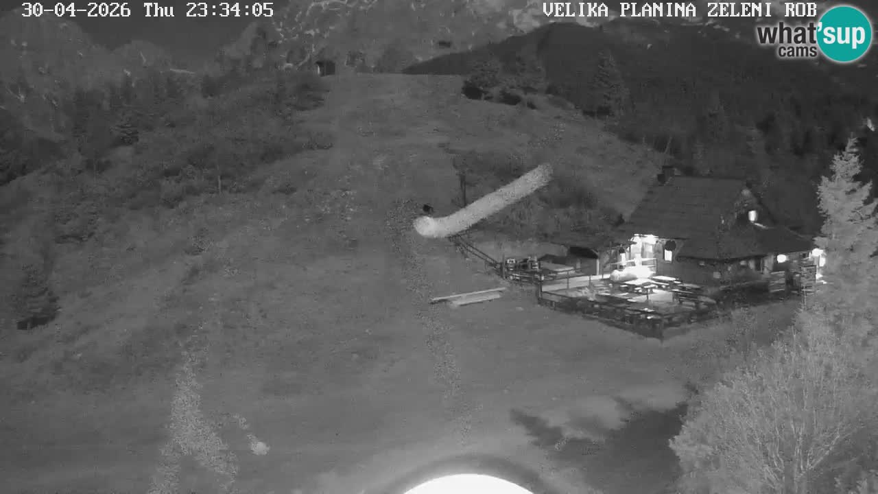 Zeleni Rob | Web kamera Velika Planina