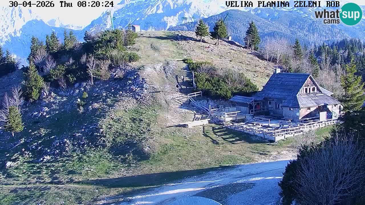 Zeleni Rob – Webcam live | Velika Planina