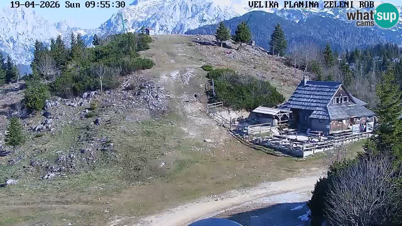Zeleni Rob – Webcam live | Velika Planina