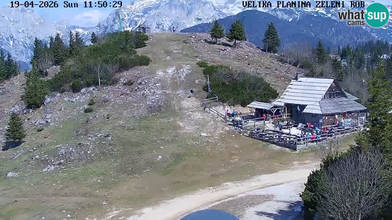 Zeleni Rob – Webcam live | Velika Planina
