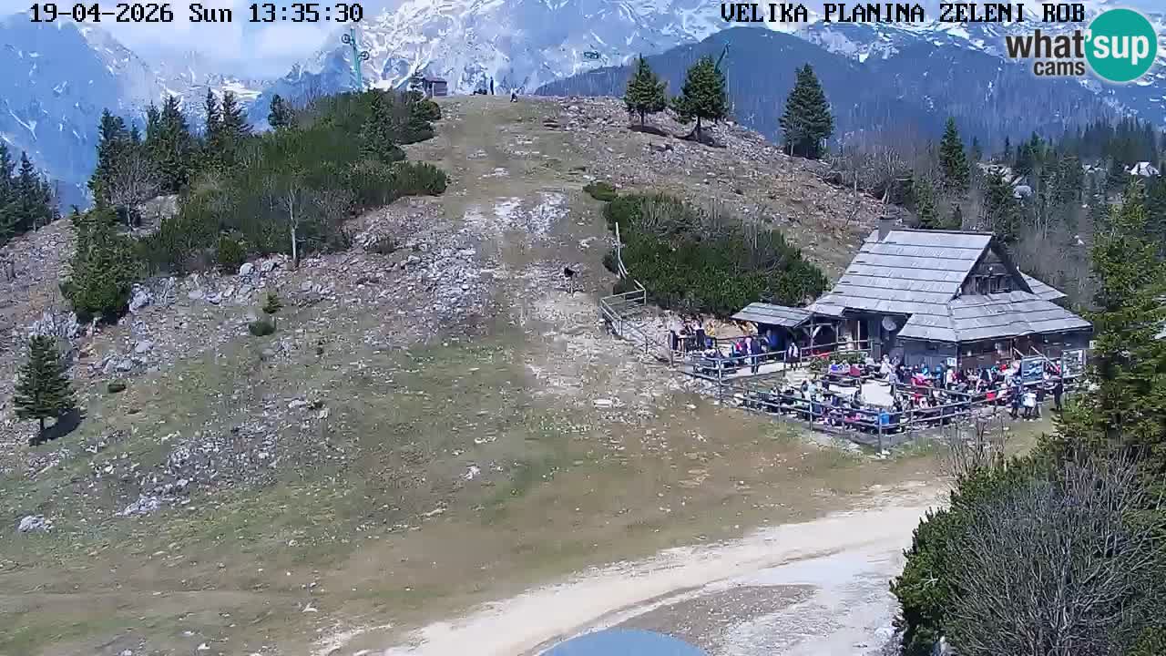 Zeleni Rob | Web kamera Velika Planina