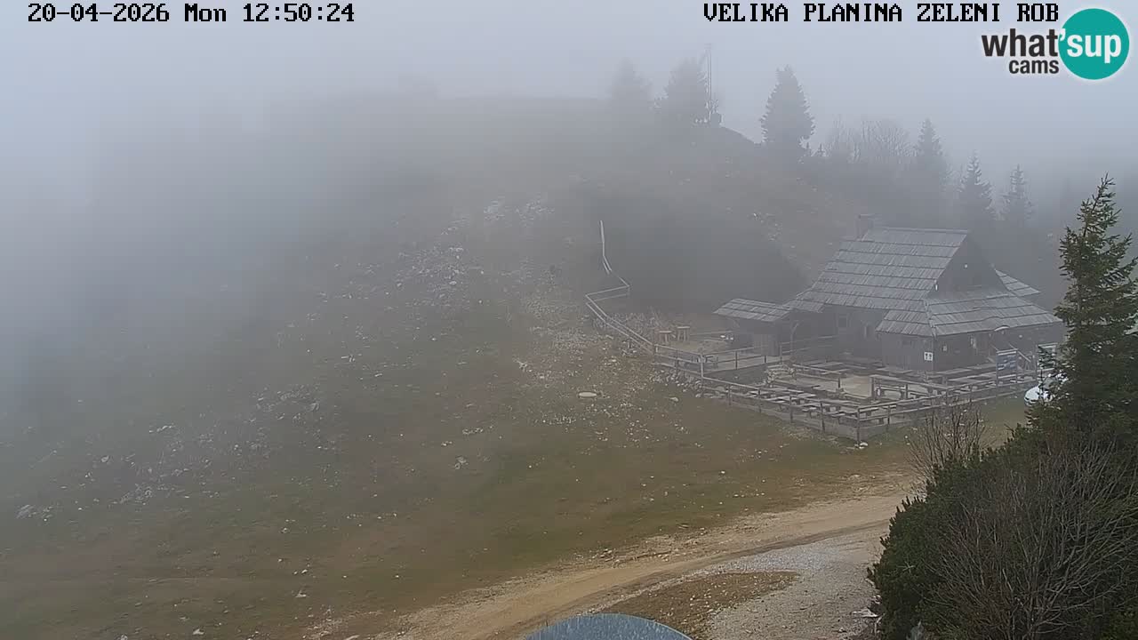 Zeleni Rob | Webcam live Velika Planina