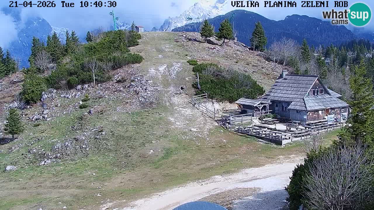 Zeleni Rob – Webcam live | Velika Planina