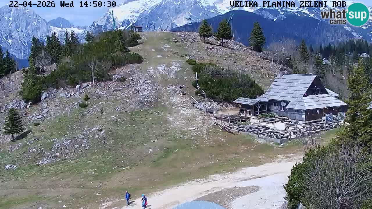Zeleni Rob – Webcam live | Velika Planina