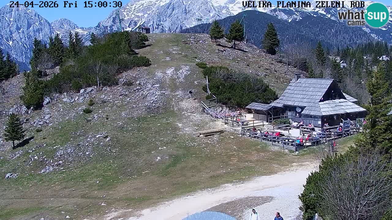 Zeleni Rob – Webcam live | Velika Planina